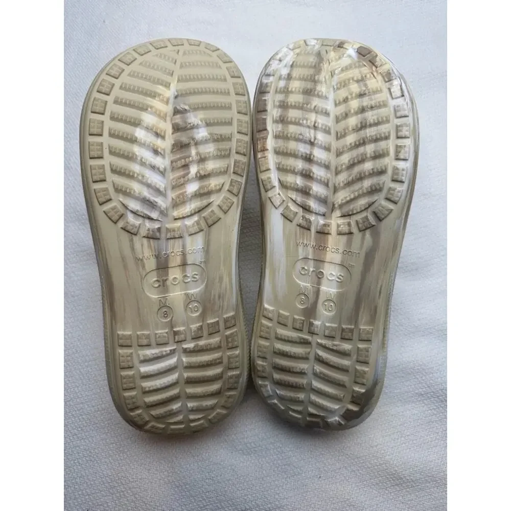 CROCS Classic Crush Marbled Sandal Platform Women Size 10